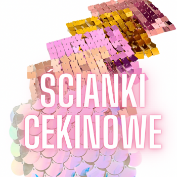 Wynajem ścianka cekinowa